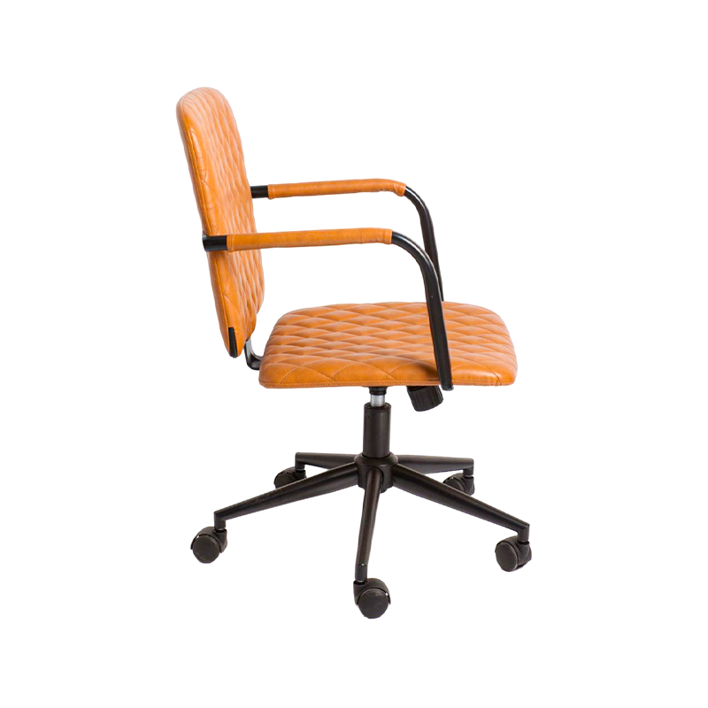 Diamond Chair, stilvoller Home-Office-Stuhl mit lackierter fester Armlehne