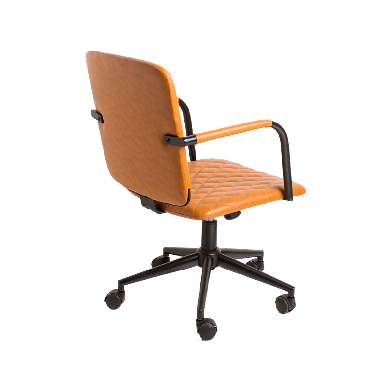 Diamond Chair, stilvoller Home-Office-Stuhl mit lackierter fester Armlehne